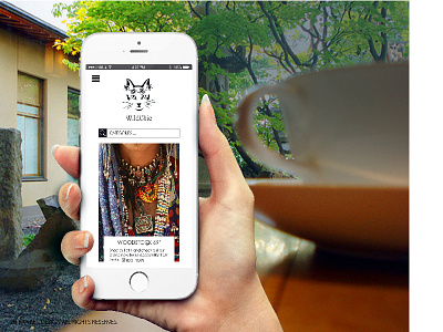 WILDCHIC - Bohemian style clothing brand brand chic design e commerce interface ios iphone responsive ui ux