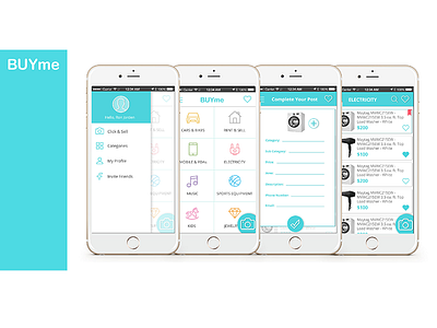 BUYme android buy design e commerce icon infographic ios mobile photo sell ui ux