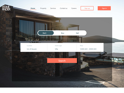 Home finder website