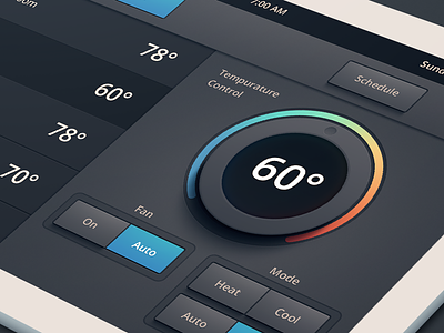 Heating/Air Conditioning UI