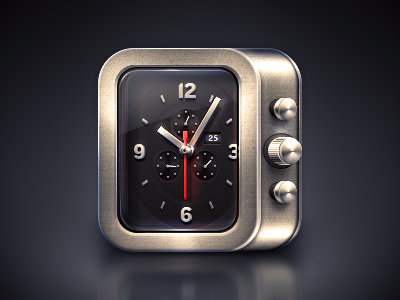 iOS Watch Icon app clock icon ios iphone time watch