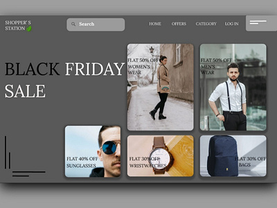 Shopping Webdesign design typography ui web