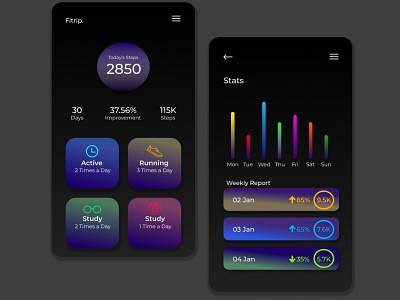 Fitness App Design