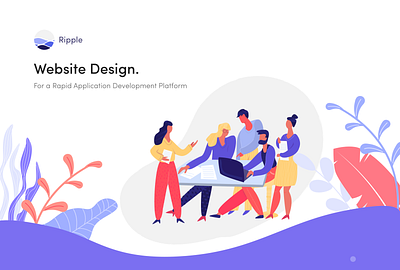 Website Design branding flat design illustration logo ui ux design visual design web