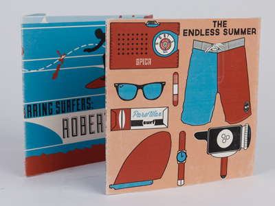 Endless Summer ben blanchard blue dvd endless summer info packet orange special edition vector vintage