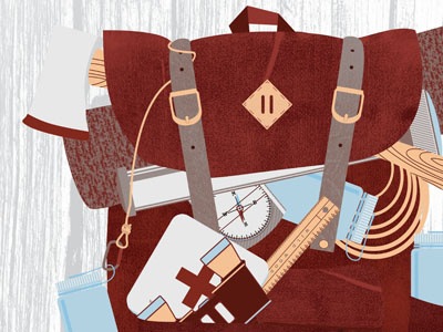 Wild Wood adventure backpack design dribbble marketing park poster spread state park texture