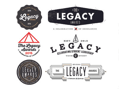 Legacy Logo Development awards black branding ceremony development legacy logo logos mark school spread