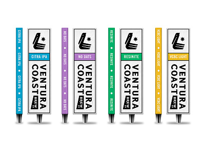 Ventura Coast Brew Co. Tap Handles