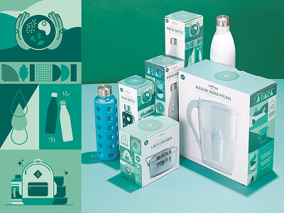 Thrive Market Home Goods ca color green illustration organic packaging pattern spot illustration startup
