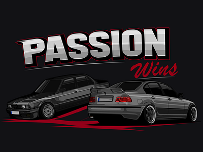 Passion wins illustration.