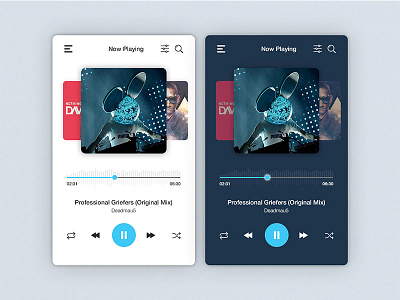 DailyUI 009 - Music Player application dailyui design music player ui ux