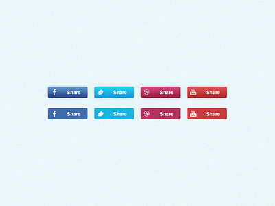 DailyUI 010 - Share buttons