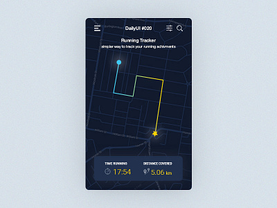 DailyUI #020 - Location Tracker