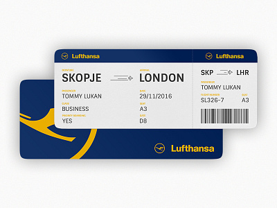 DailyUI #024 - Boarding pass boarding pass dailyui ticket ui uidesign userinterface ux