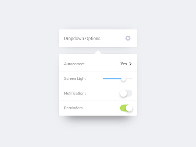 DailyUI #027 - Dropdown application dailyui dropdown ui uidesign userinterface ux