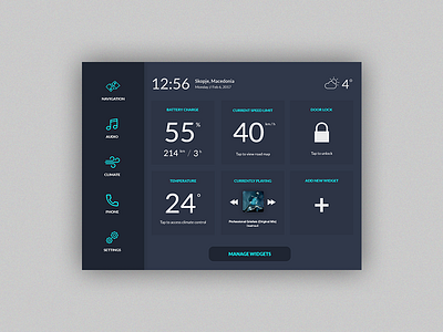 DailyUI #034 - Car Interface