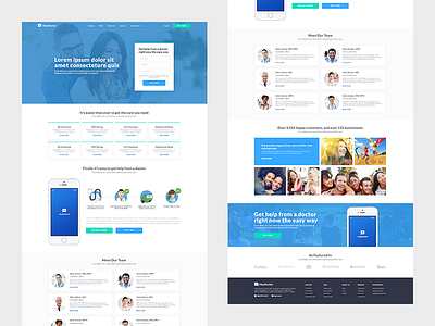 Heydoctor.co design health healthcare landing page ui ui design ux ux web web web design webdesign