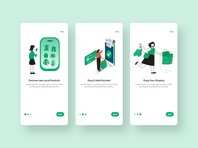 Ecommerce App Onboarding 2021 best design app clean design ecommerce ecommerce app design ecommerce design minimal onboarding onboarding illustration onboarding screen onboarding ui online shopping online shopping app online store trending design ui ux