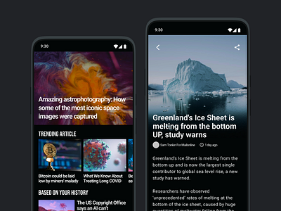 News App Design Concept