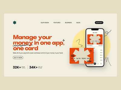 Finance Landing Page Design Concept | Star Bank app bank banking design finance financial landing page minimal minimalist mobile simple ui ui design uidesign uiux user interface web web design