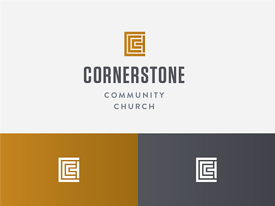 Cornerstone (2014) church community identity logo
