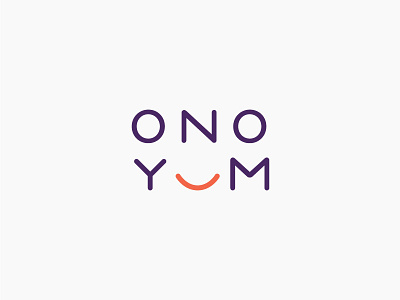 Ono Yum food identity logo musubi smile sushi