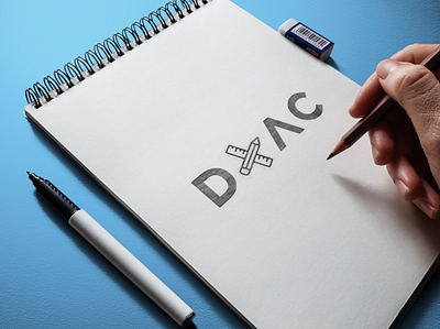 D&AC Logo Sketch branding creative drawing graphic design graphics illustration logo logo design sketch typography vector