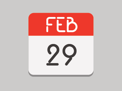 Happy Leap Day! design illustration typography