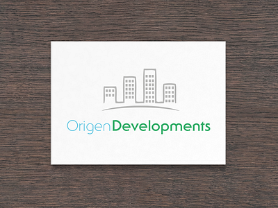 Origen Development branding logo design typography