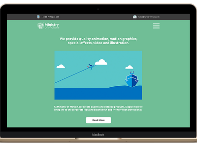Ministry Of Motion | Web Design animation creative graphic design responsive web design