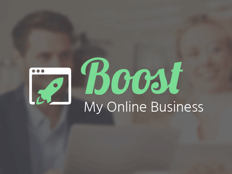 Boost My Online Business | Branding branding graphic logo design typography vector