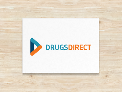 DrugsDirect Logo branding graphic logo design typography vector