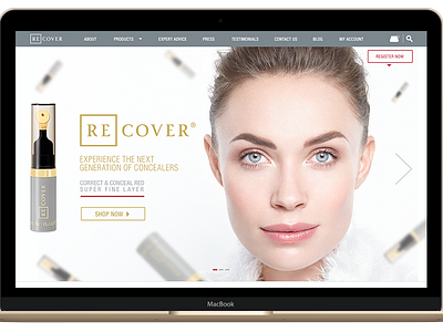 ReCover Cosmetics | Responsive Web Design