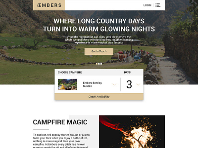 Camping | Responsive Web Design