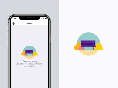 Illustration for empty states app bench illustration mobile no result ui vector