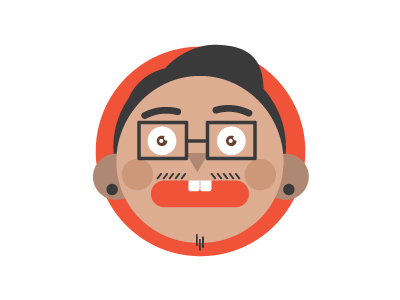 Natural State icon illustration latino mexican panic portrait selfie surprised ui