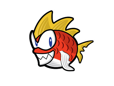 Super Poke Bros fish illustration poki