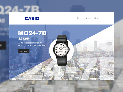 Casio Email Concept #3 ads black watch casio email