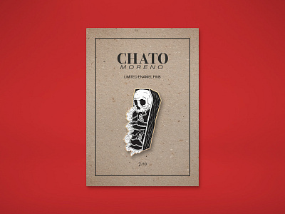 Chato Moreno Pin - Mockup