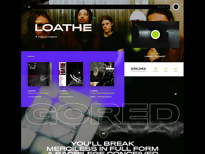 Visual Music UI 3 audio grid grid layout imagery layout exploration mockup motion motiongraphics music music app music platform photoshop ui ux video visual design web design