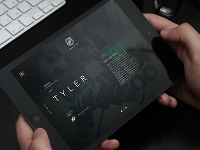 NHL 3 Stars of the Week Concept hockey hockey design illustrator ipad mockup nhl photoshop web concept