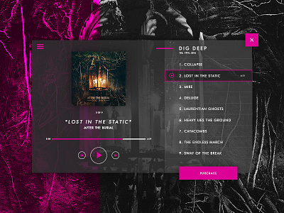 Daily UI #009 Music Player 009 100 ui daily ui interface music music player ui ui 009 ui challenge ux