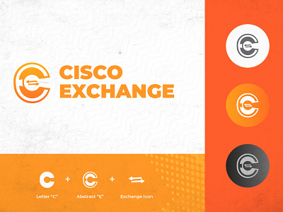 CISCO EXCHANGE LOGO branding business colour creative crypto currency design exchange graphic design illustrator logo logodesign vector