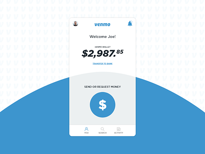 Overhauling Venmo : Take 1 🤑 app app design bank app case study cash design mobile mobile ui ui uiux ux