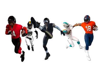 🏈 Play Football! 🏈 3d art 3d artist app branding design football game illustration logo sports video game