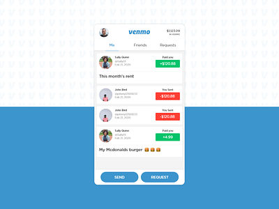 Overhauling Venmo : Take 4 🤑 bank app branding case study design mobile app mobile ui product design rebrand ui ux
