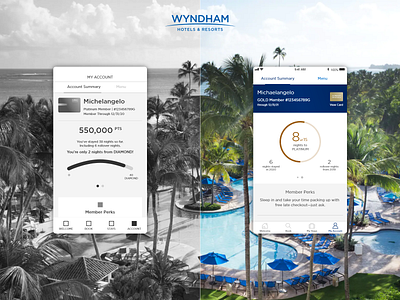 🌴 Wyndham Hotels & Resorts App 🌴 Wires to Design