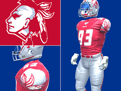 Buffalo | Axis Football 17 american branding custom fantasy football jersey team uniform video game