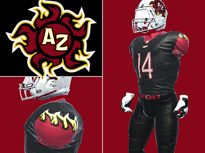 Arizona | Axis Football 17 black branding football game hot jersey pants red shirt sports uniform