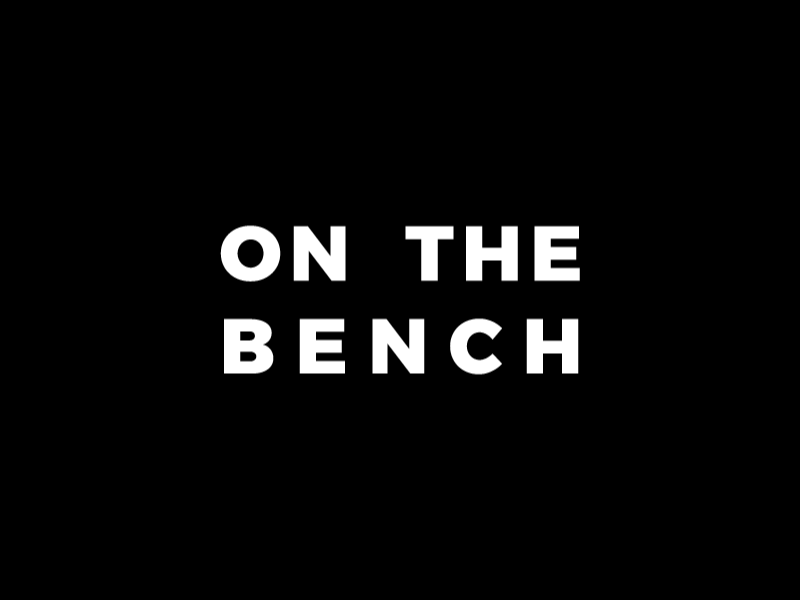 On The Bench ⚗️ animation bench blog brand branding design gif illustration logo science scientific